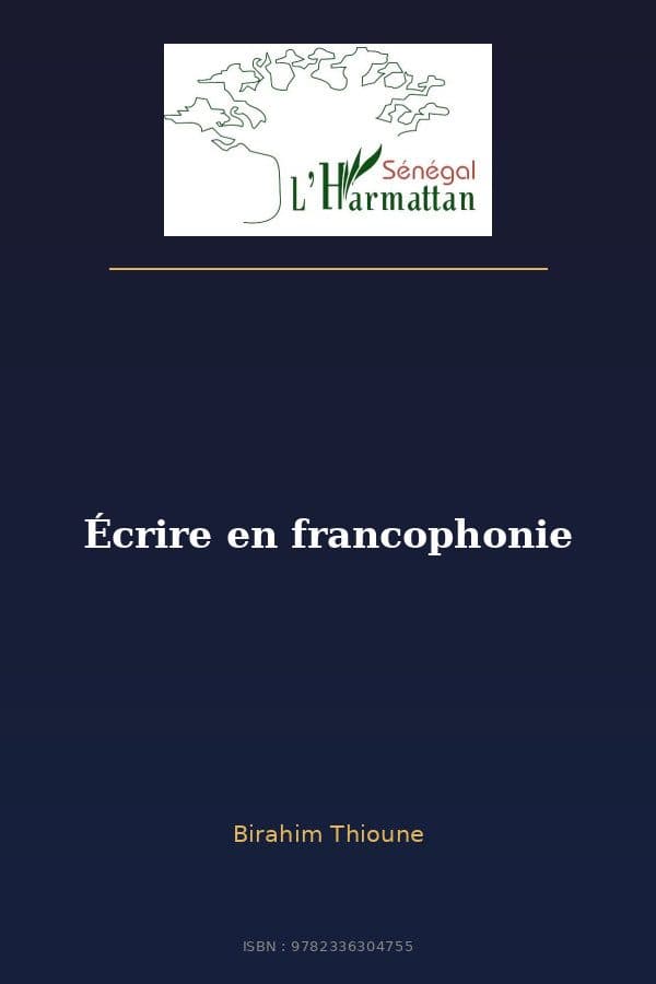 Couverture de « Écrire en francophonie »