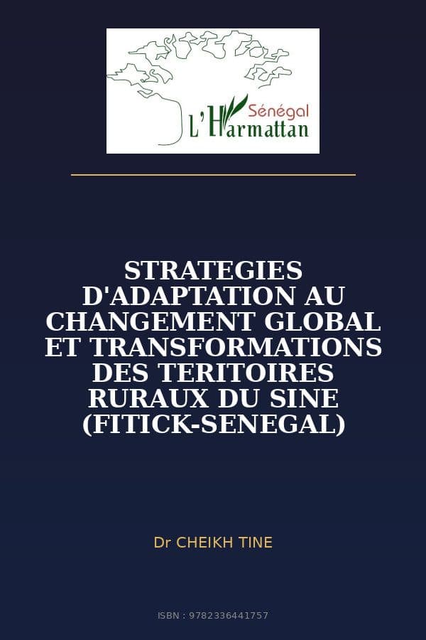 Couverture de « STRATEGIES D'ADAPTATION AU CHANGEMENT GLOBAL ET TRANSFORMATIONS DES TERITOIRES RURAUX DU SINE (FITICK-SENEGAL) »
