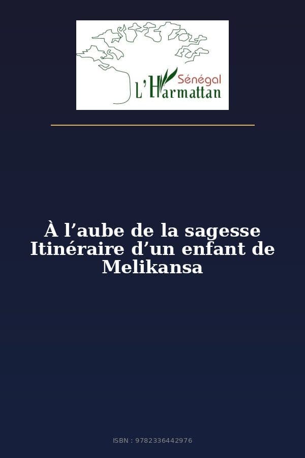 Couverture de « À l’aube de la sagesse Itinéraire d’un enfant de Melikansa »