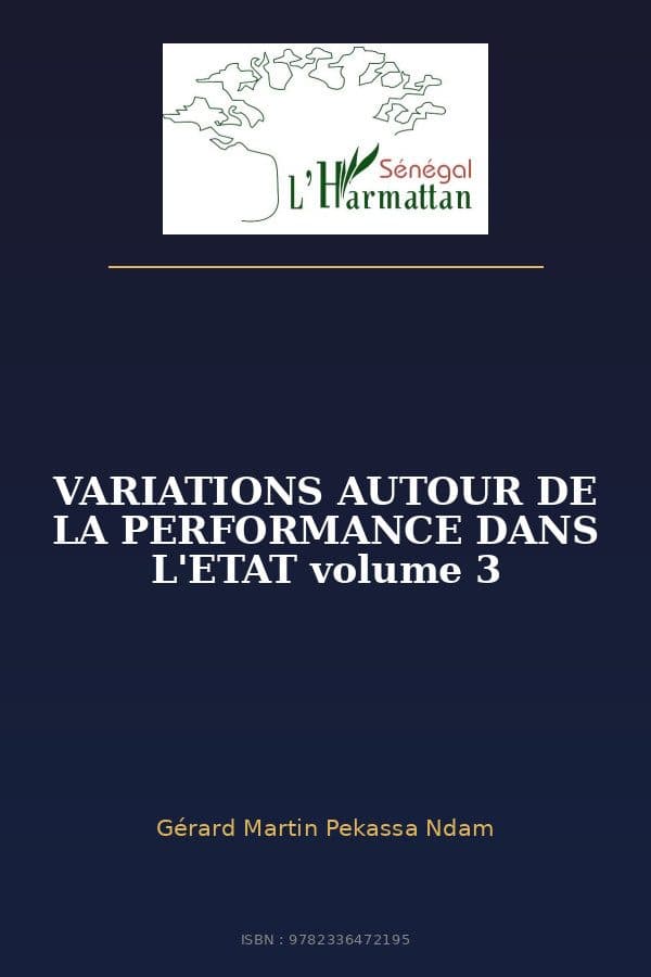 Couverture de « VARIATIONS AUTOUR DE LA PERFORMANCE DANS L'ETAT volume 3 »