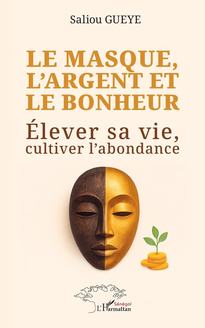 Couverture de « LE MASQUE L'ARGENT ET LE BONHEUR »