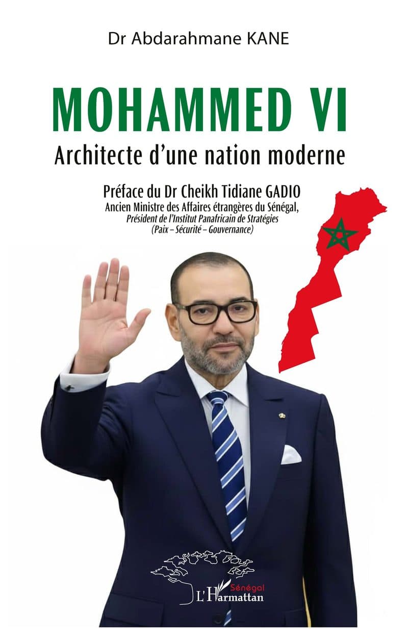 Couverture de « MOHAMMED VI Architecte d'une nation moderne »