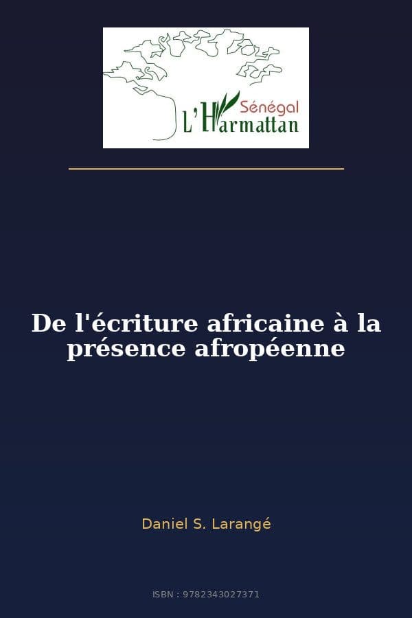Couverture de « De l'écriture africaine à la présence afropéenne »