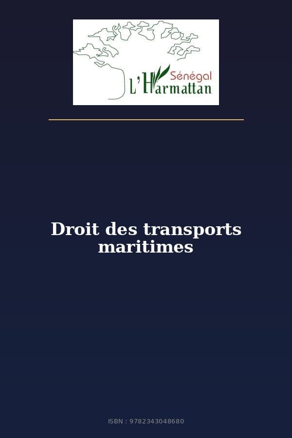Couverture de « Droit des transports maritimes »