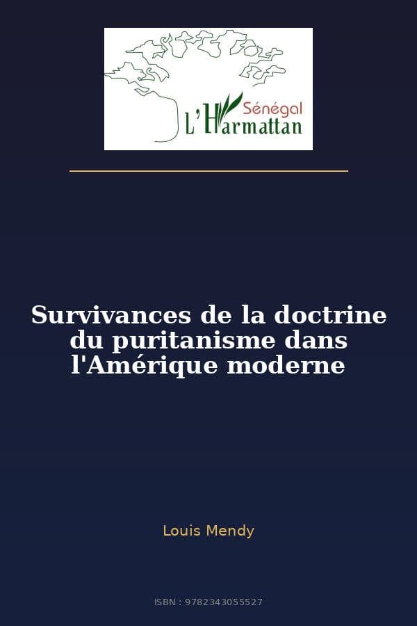 Couverture de « Survivances de la doctrine du puritanisme dans l'Amérique moderne »