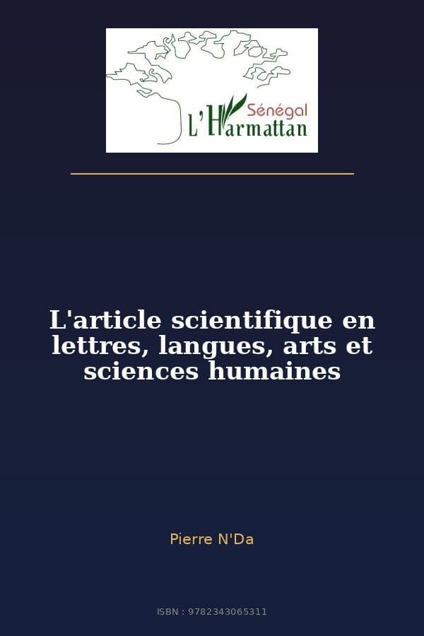 Couverture de « L'article scientifique en lettres, langues, arts et sciences humaines »
