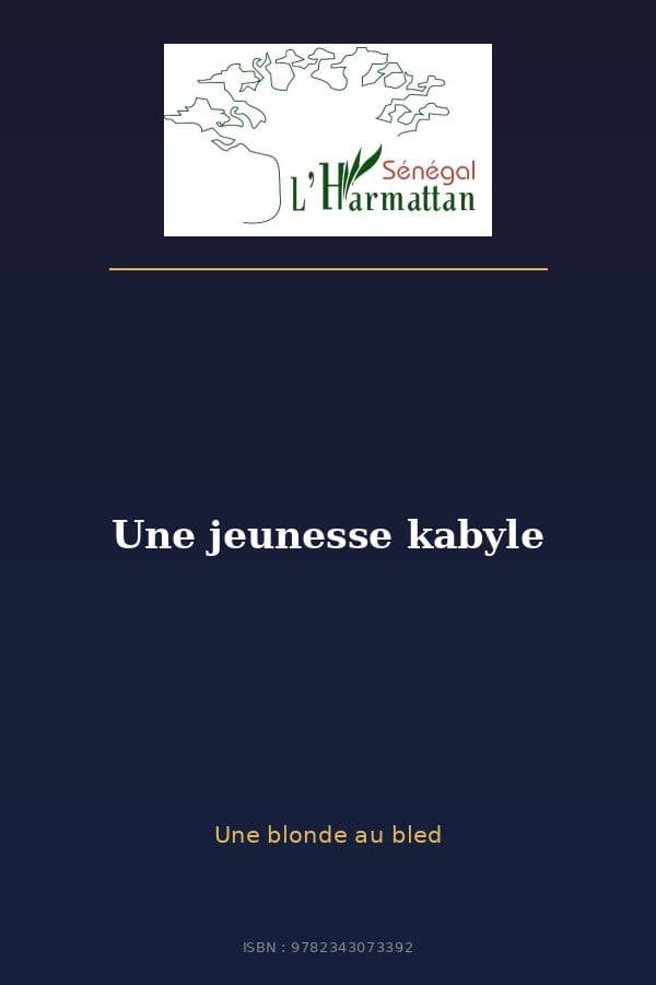 Couverture de « Une jeunesse kabyle »