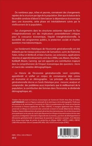 Couverture de « Economie générationnelle et dividende démographique Tome 2 »