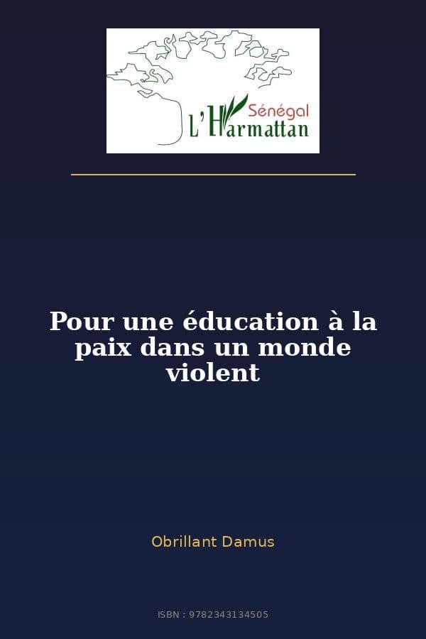Couverture de « Pour une éducation à la paix dans un monde violent »
