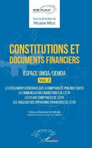 Couverture de « Constitutions et documents financiers »
