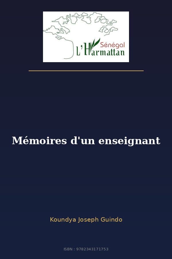 Couverture de « Mémoires d'un enseignant »