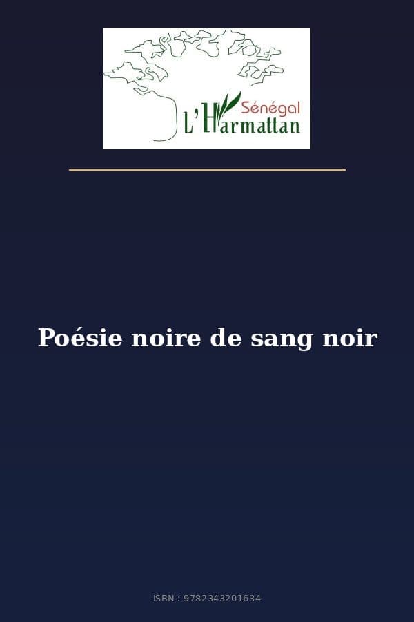 Couverture de « Poésie noire de sang noir »