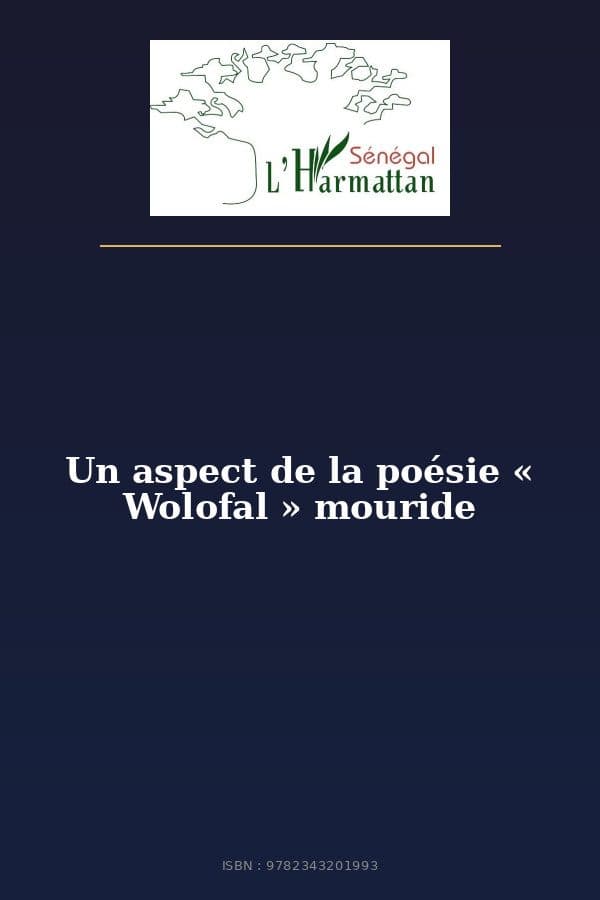 Couverture de « Un aspect de la poésie « Wolofal » mouride »