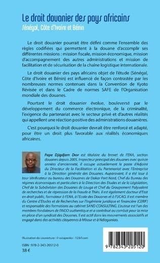 Couverture de « Le droit douanier des pays africains »