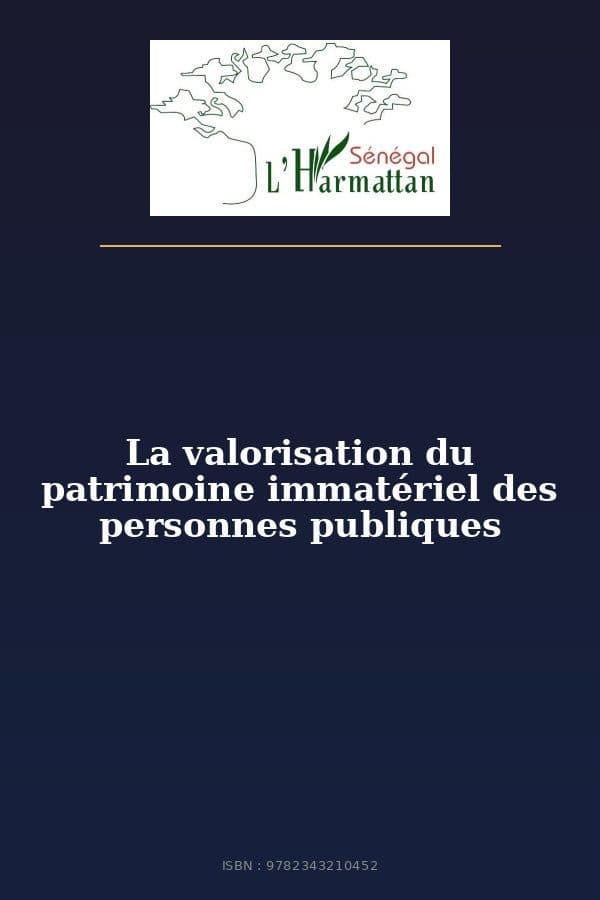 Couverture de « La valorisation du patrimoine immatériel des personnes publiques »