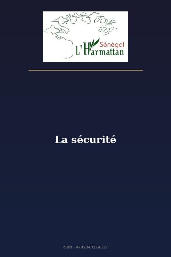 Couverture de « La sécurité »