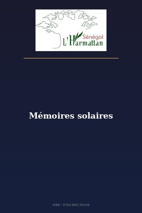 Couverture de « Mémoires solaires »