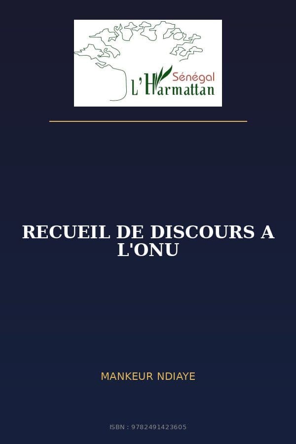 Couverture de « RECUEIL DE DISCOURS A L'ONU »