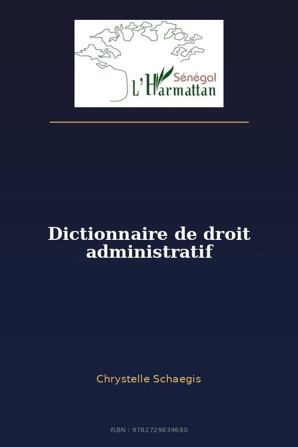 Couverture de « Dictionnaire de droit administratif »