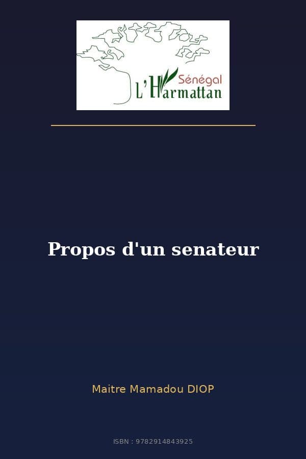 Couverture de « Propos d'un senateur »
