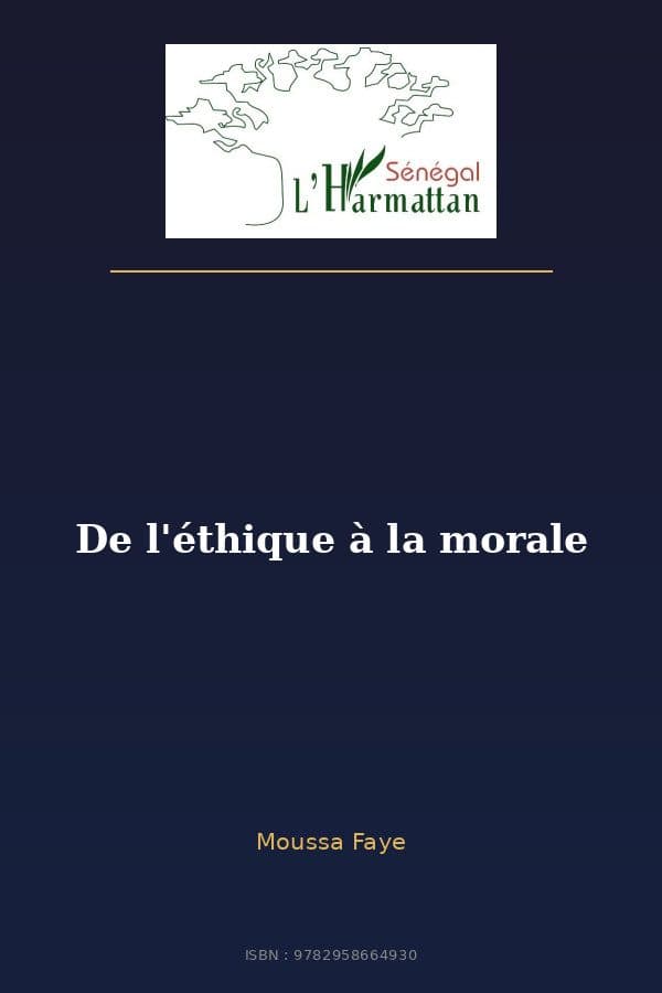 Couverture de « De l'éthique à la morale »