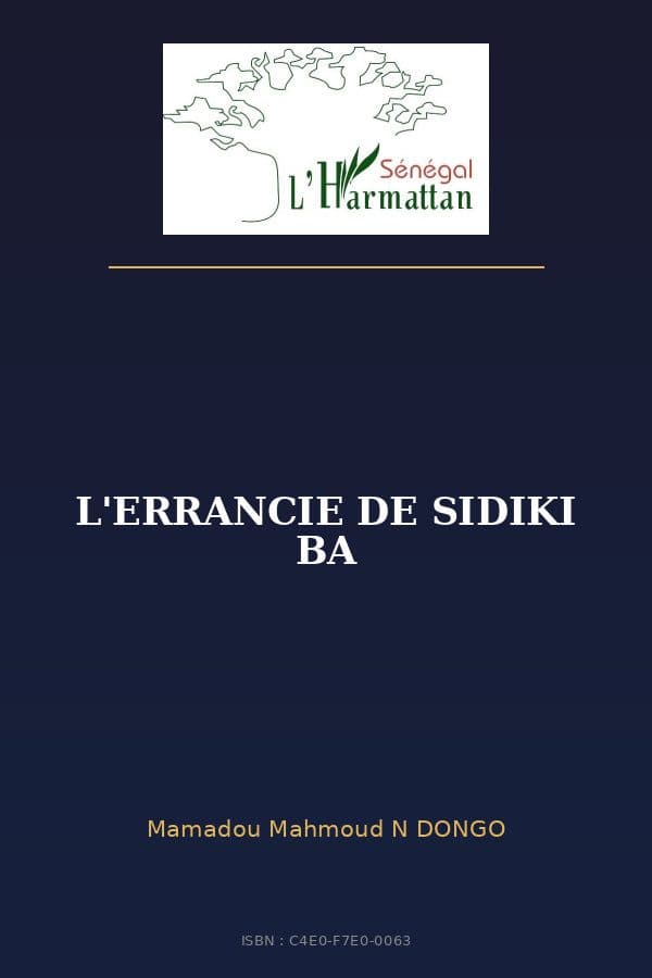 Couverture de « L'ERRANCIE DE SIDIKI BA »